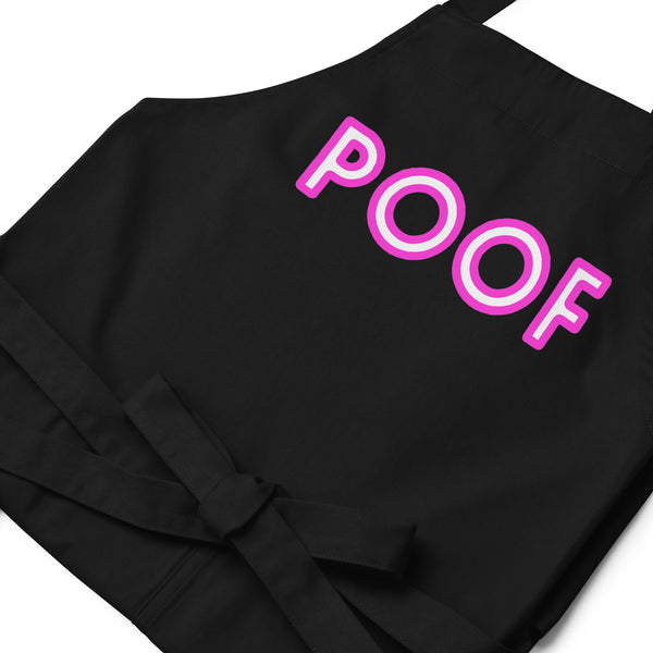  Poof Organic Cotton Apron by Queer In The World Originals sold by Queer In The World: The Shop - LGBT Merch Fashion