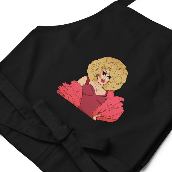  Sassy Trixie Mattel Organic Cotton Apron by Queer In The World Originals sold by Queer In The World: The Shop - LGBT Merch Fashion