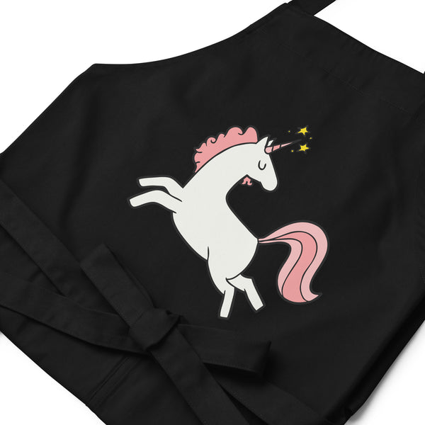  Unicorn Organic Cotton Apron by Queer In The World Originals sold by Queer In The World: The Shop - LGBT Merch Fashion