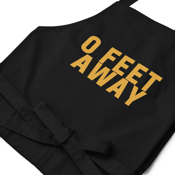  Zero Feet Away Grindr Organic Cotton Apron by Queer In The World Originals sold by Queer In The World: The Shop - LGBT Merch Fashion