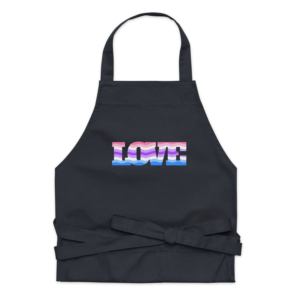  Alternative Genderfluid Love Organic Cotton Apron by Queer In The World Originals sold by Queer In The World: The Shop - LGBT Merch Fashion