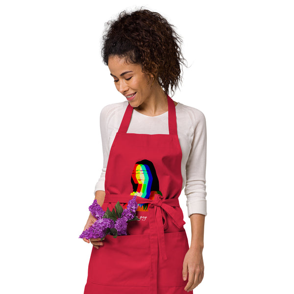  Pray The Gay To Stay Organic Cotton Apron by Queer In The World Originals sold by Queer In The World: The Shop - LGBT Merch Fashion