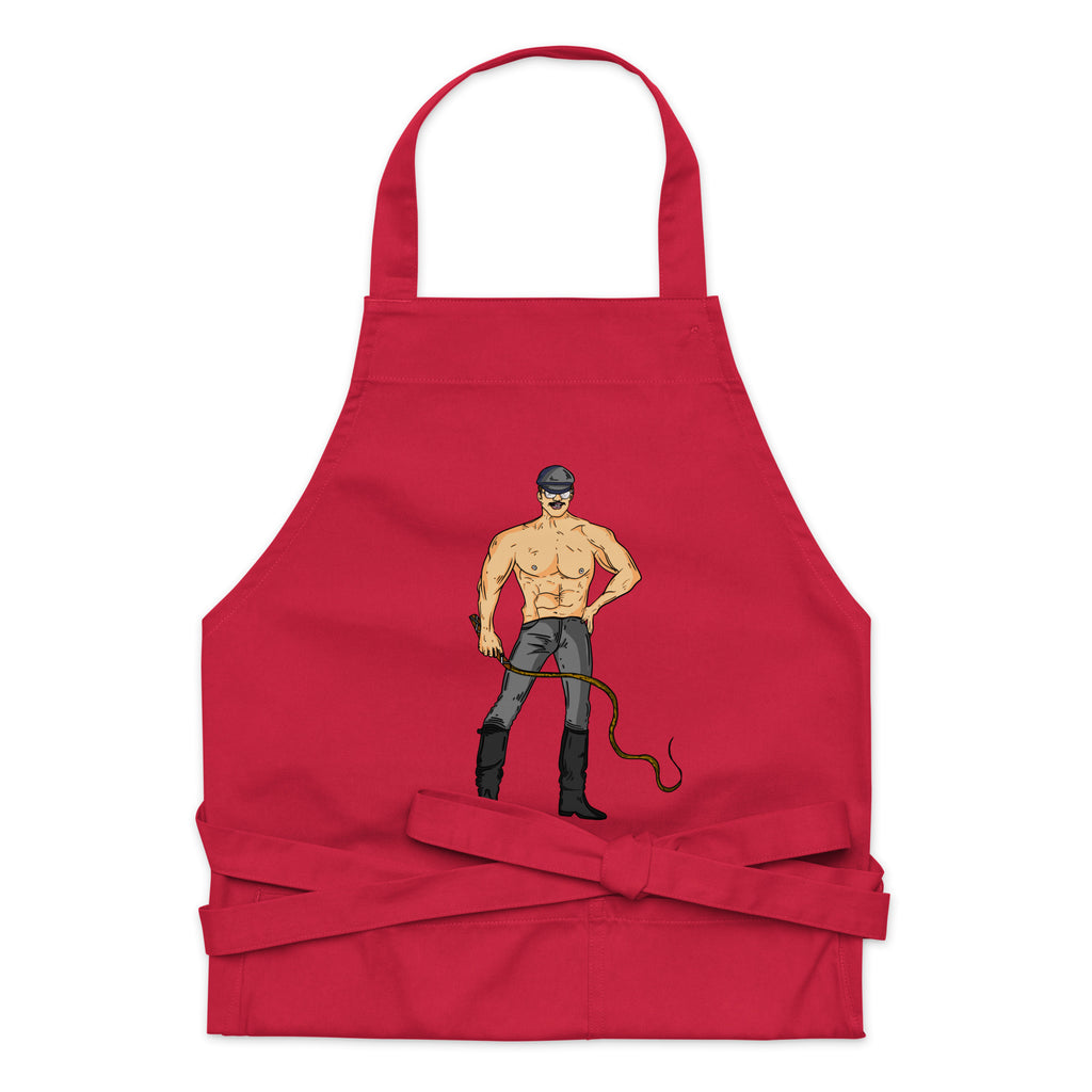  Dominant Daddy Organic Cotton Apron by Queer In The World Originals sold by Queer In The World: The Shop - LGBT Merch Fashion