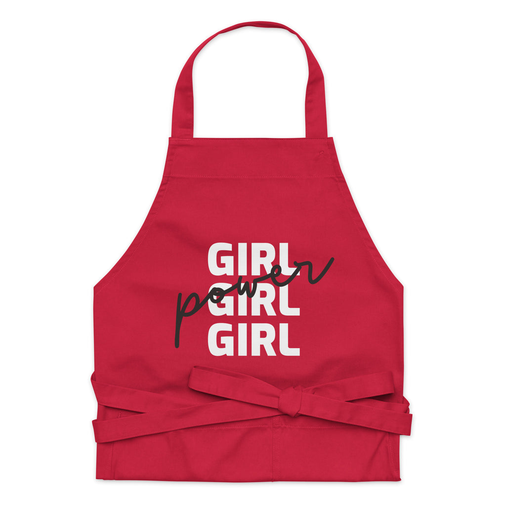  Girl Girl Girl Power Organic Cotton Apron by Queer In The World Originals sold by Queer In The World: The Shop - LGBT Merch Fashion