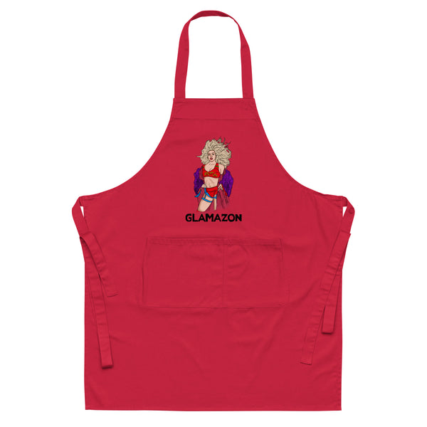  Glamazon Organic Cotton Apron by Queer In The World Originals sold by Queer In The World: The Shop - LGBT Merch Fashion