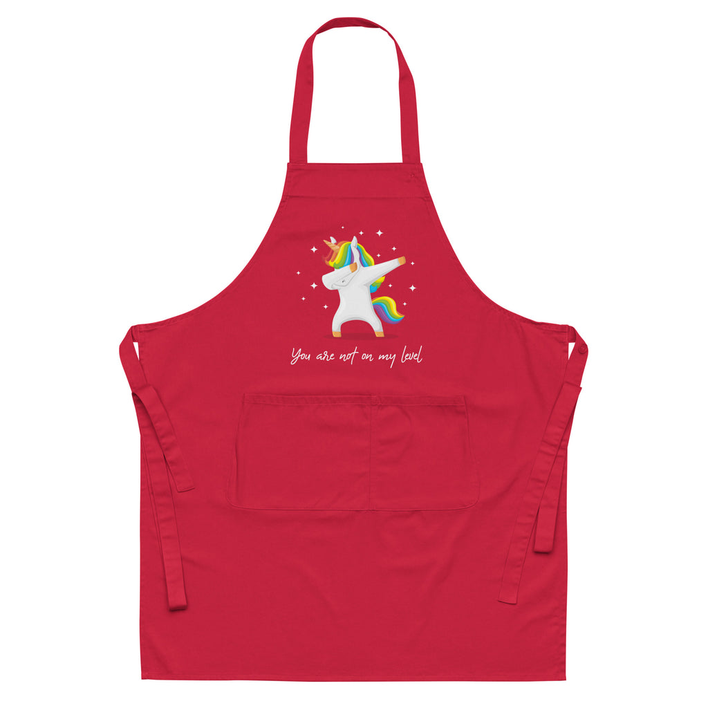  You Are Not On My Level Organic Cotton Apron by Queer In The World Originals sold by Queer In The World: The Shop - LGBT Merch Fashion