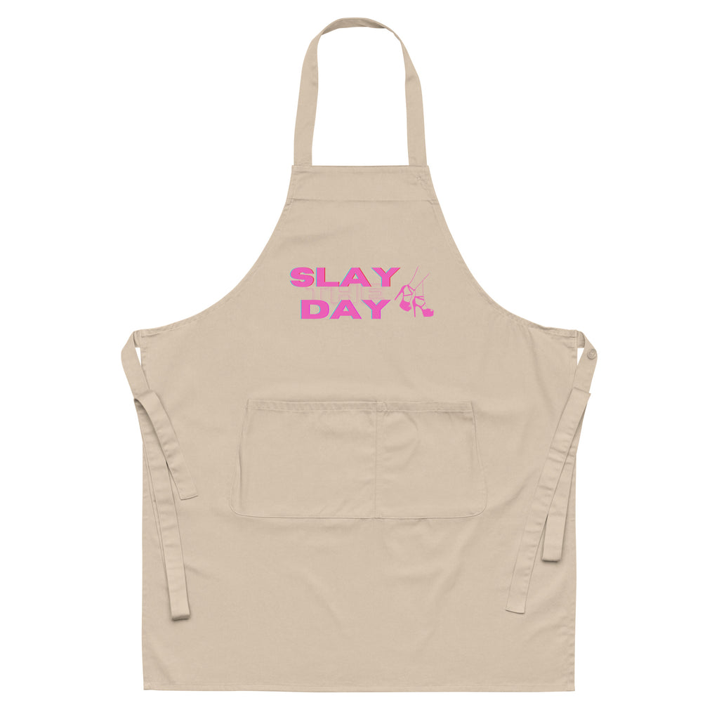  Slay The Day Organic Cotton Apron by Queer In The World Originals sold by Queer In The World: The Shop - LGBT Merch Fashion
