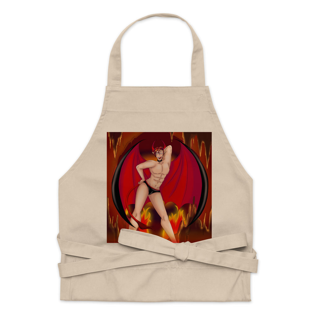  The Demon Of Homosexuality Organic Cotton Apron by Queer In The World Originals sold by Queer In The World: The Shop - LGBT Merch Fashion