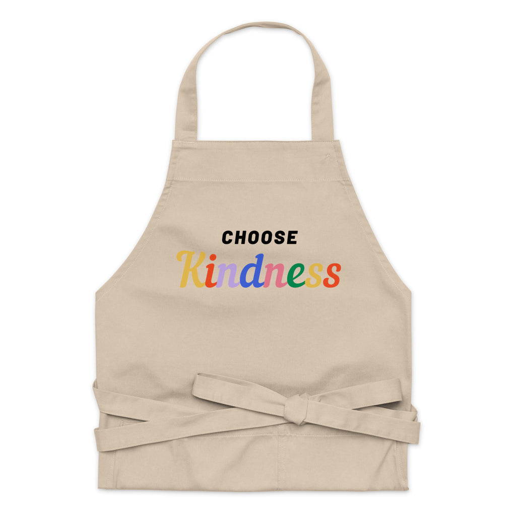  Choose Kindness Organic Cotton Apron by Queer In The World Originals sold by Queer In The World: The Shop - LGBT Merch Fashion