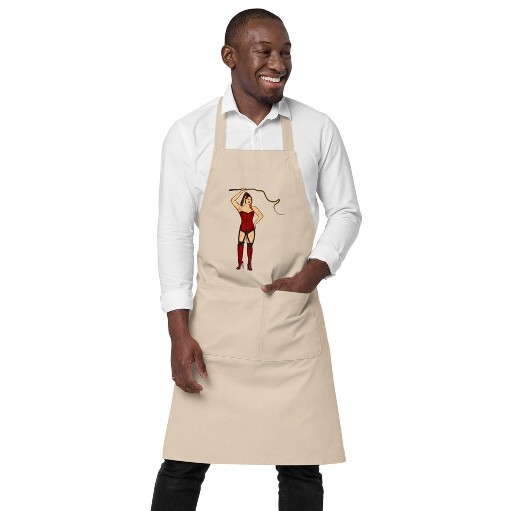  Dominatrix Organic Cotton Apron by Queer In The World Originals sold by Queer In The World: The Shop - LGBT Merch Fashion