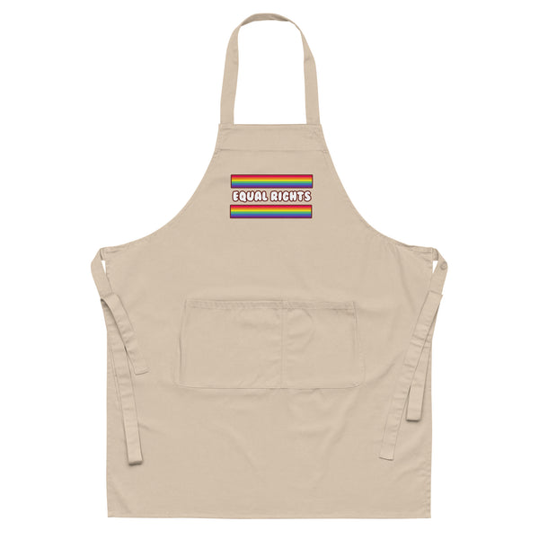  Equal Rights Organic Cotton Apron by Queer In The World Originals sold by Queer In The World: The Shop - LGBT Merch Fashion