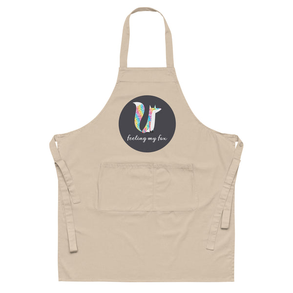  Feeling My Fox Organic Cotton Apron by Queer In The World Originals sold by Queer In The World: The Shop - LGBT Merch Fashion