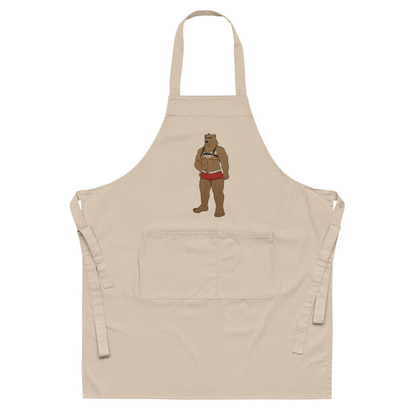  Gay Bear Organic Cotton Apron by Queer In The World Originals sold by Queer In The World: The Shop - LGBT Merch Fashion