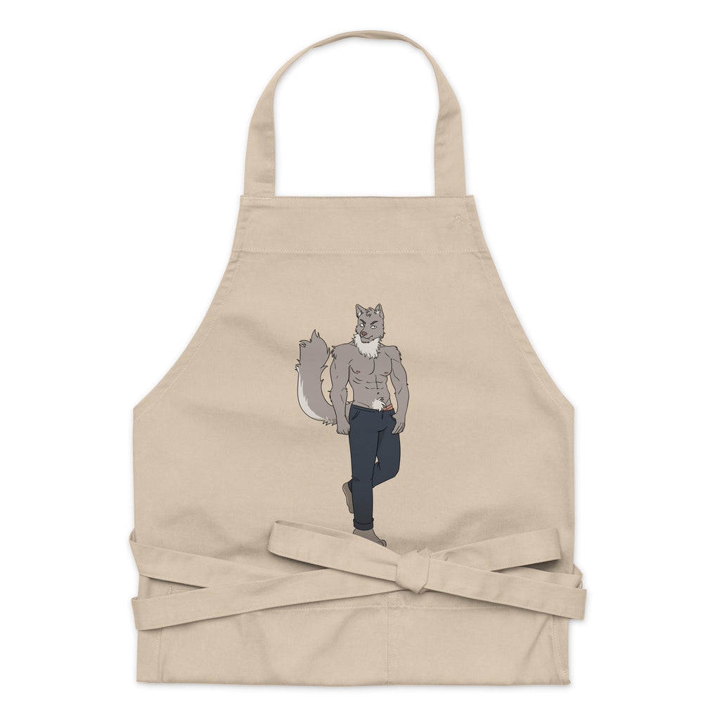  Gay Wolf Organic Cotton Apron by Queer In The World Originals sold by Queer In The World: The Shop - LGBT Merch Fashion