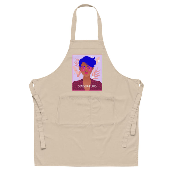  Gender-Fluid Organic Cotton Apron by Queer In The World Originals sold by Queer In The World: The Shop - LGBT Merch Fashion