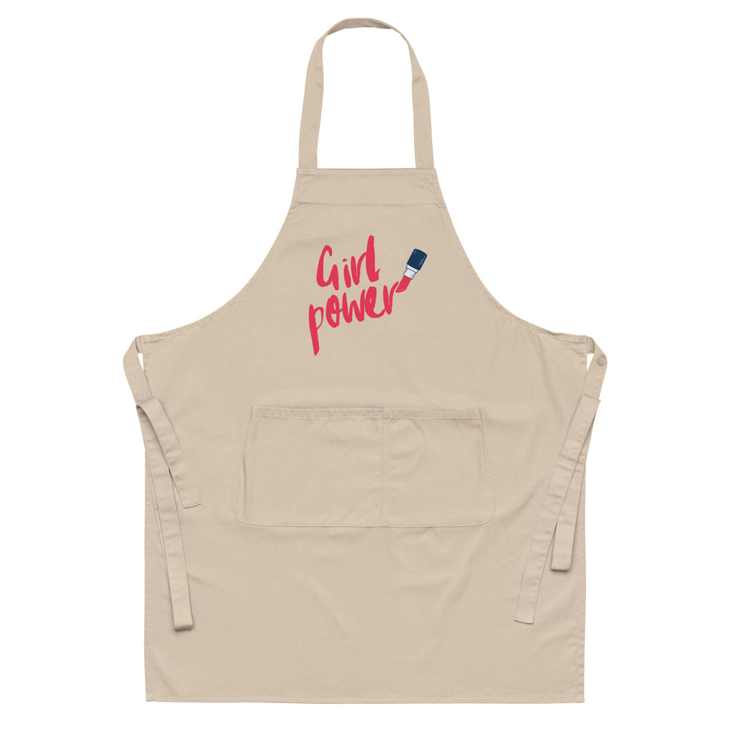  Girl Power Organic Cotton Apron by Queer In The World Originals sold by Queer In The World: The Shop - LGBT Merch Fashion