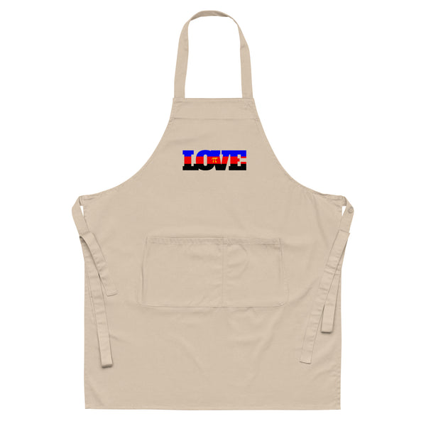  Polyamory Love Organic Cotton Apron by Queer In The World Originals sold by Queer In The World: The Shop - LGBT Merch Fashion
