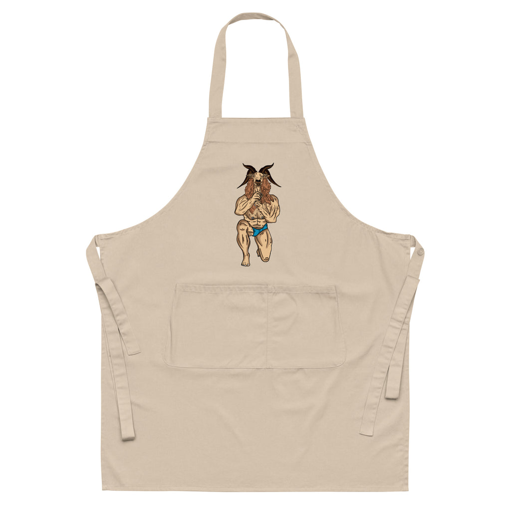  Throat Goat Organic Cotton Apron by Queer In The World Originals sold by Queer In The World: The Shop - LGBT Merch Fashion
