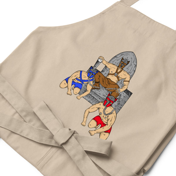  Pup Play Organic Cotton Apron by Queer In The World Originals sold by Queer In The World: The Shop - LGBT Merch Fashion