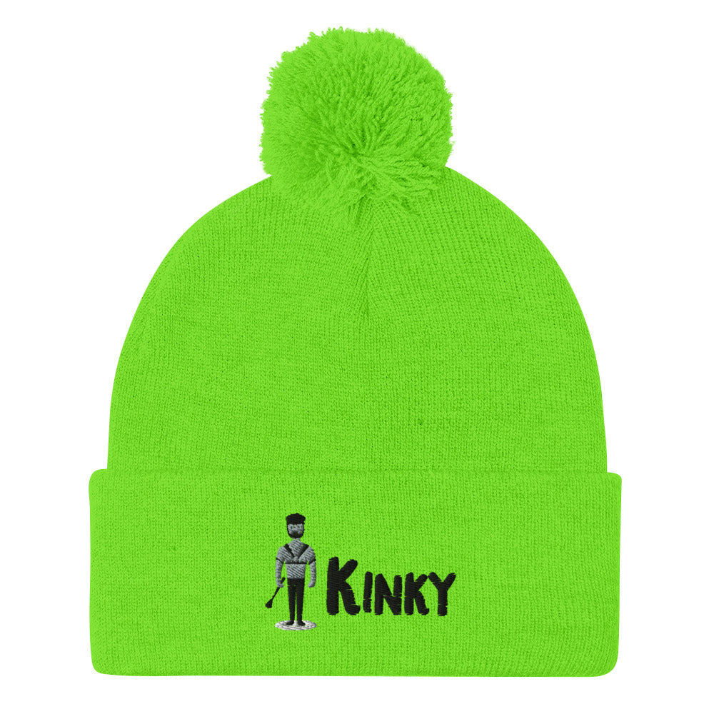 Neon Green Kinky Pom-Pom Beanie by Queer In The World Originals sold by Queer In The World: The Shop - LGBT Merch Fashion