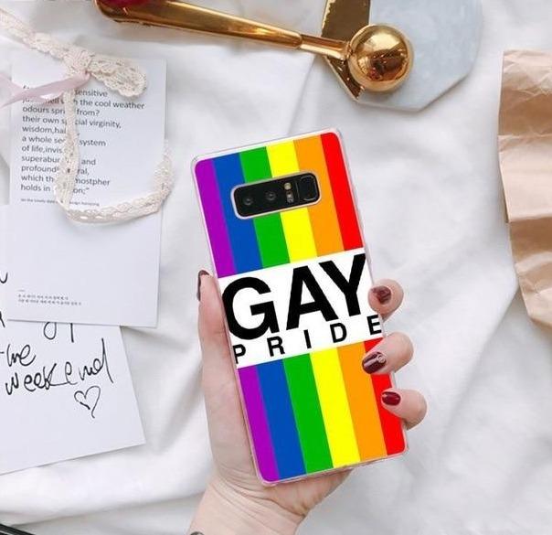  Gay Pride Samsung Phone Case by Queer In The World sold by Queer In The World: The Shop - LGBT Merch Fashion