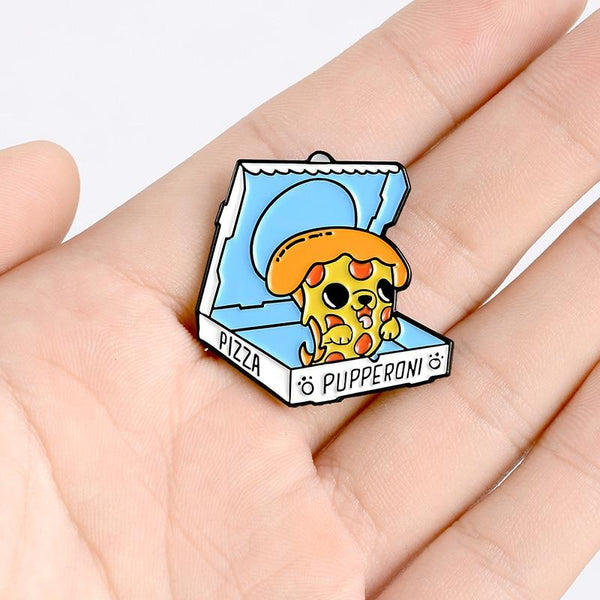  Pupperoni Enamel Pin by Queer In The World sold by Queer In The World: The Shop - LGBT Merch Fashion