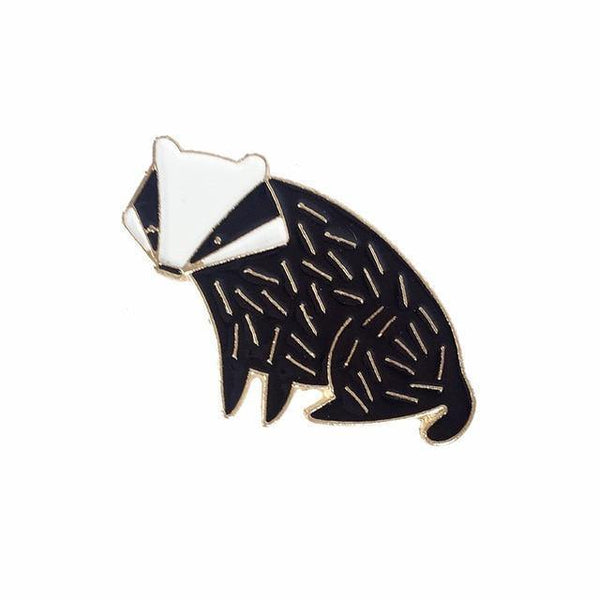  Badger Enamel Pin by Queer In The World sold by Queer In The World: The Shop - LGBT Merch Fashion