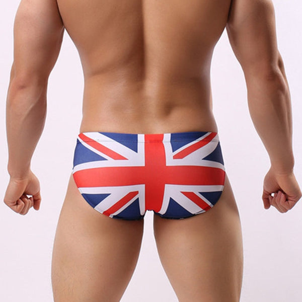  Union Jack Wide Swim Briefs by Queer In The World sold by Queer In The World: The Shop - LGBT Merch Fashion