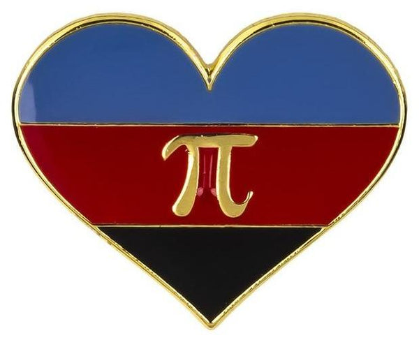  Polyamorous Pride Heart Enamel Pin by Oberlo sold by Queer In The World: The Shop - LGBT Merch Fashion