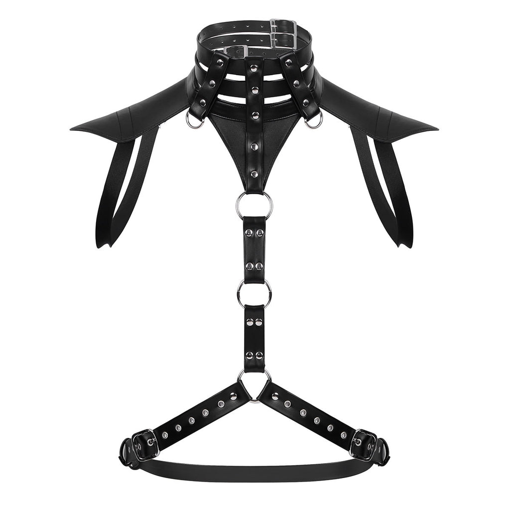  Gothic Chest Harness by Queer In The World sold by Queer In The World: The Shop - LGBT Merch Fashion