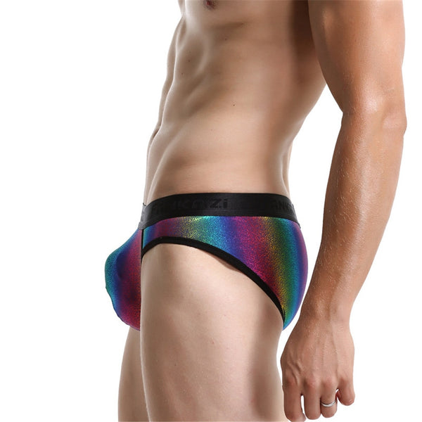  Rainbow Shimmer Briefs by Queer In The World sold by Queer In The World: The Shop - LGBT Merch Fashion