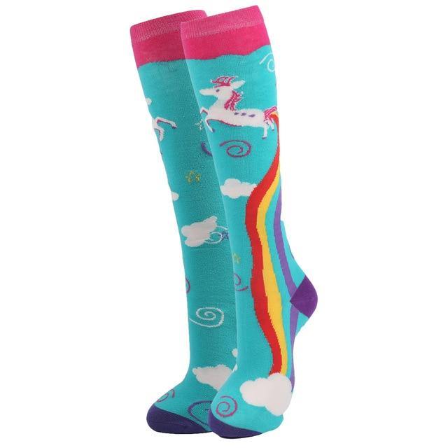  Long Unicorn Rainbow Socks by Queer In The World sold by Queer In The World: The Shop - LGBT Merch Fashion