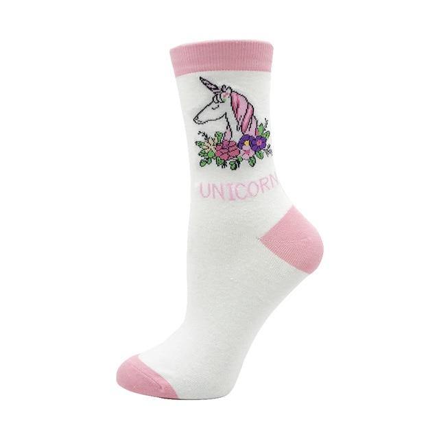  Pink Unicorn Socks by Queer In The World sold by Queer In The World: The Shop - LGBT Merch Fashion