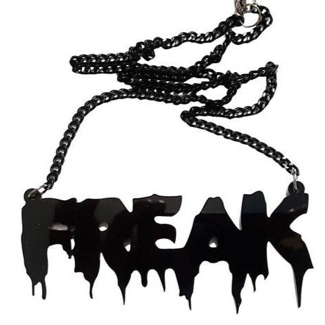  Freak Acrylic Statement Chain Necklace by Queer In The World sold by Queer In The World: The Shop - LGBT Merch Fashion