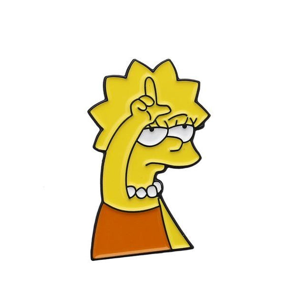  Lisa Simpsons Loser Enamel Pin by Queer In The World sold by Queer In The World: The Shop - LGBT Merch Fashion