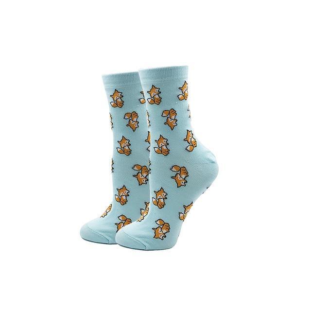  Cute Fox Socks by Queer In The World sold by Queer In The World: The Shop - LGBT Merch Fashion