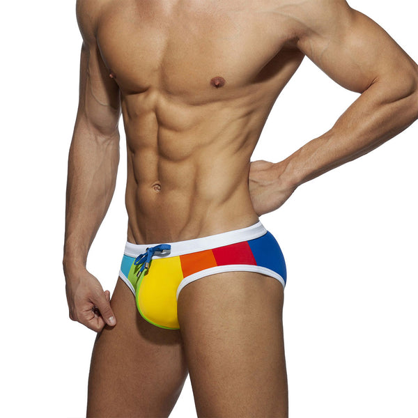  LGBT Rainbow Swim Briefs by Queer In The World sold by Queer In The World: The Shop - LGBT Merch Fashion