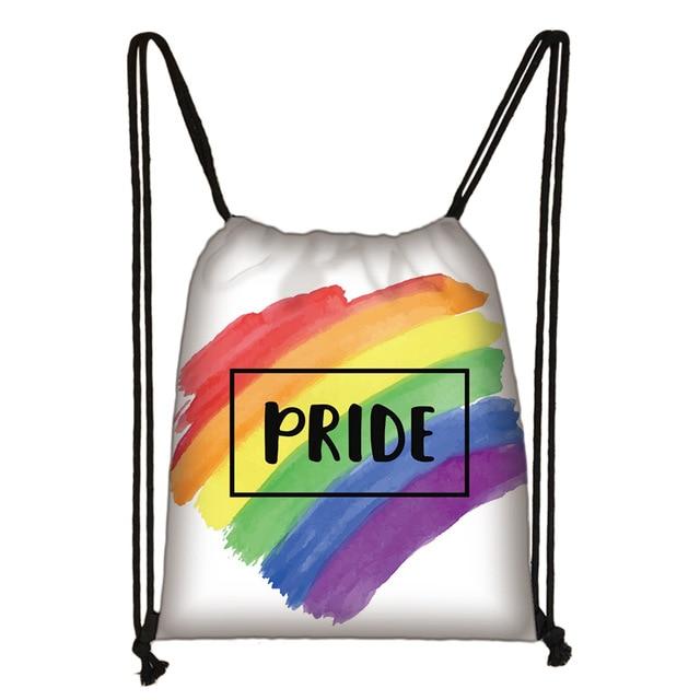  Pride Drawstring Bag by Queer In The World sold by Queer In The World: The Shop - LGBT Merch Fashion