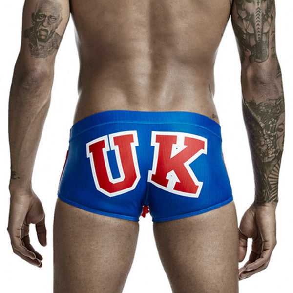  Union Jack Swim Trunks by Queer In The World sold by Queer In The World: The Shop - LGBT Merch Fashion