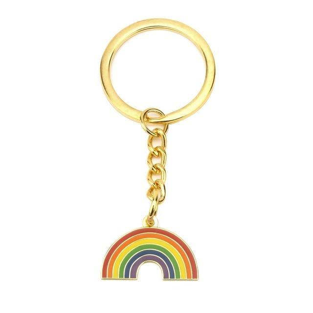  Rainbow Pride Keychain by Queer In The World sold by Queer In The World: The Shop - LGBT Merch Fashion