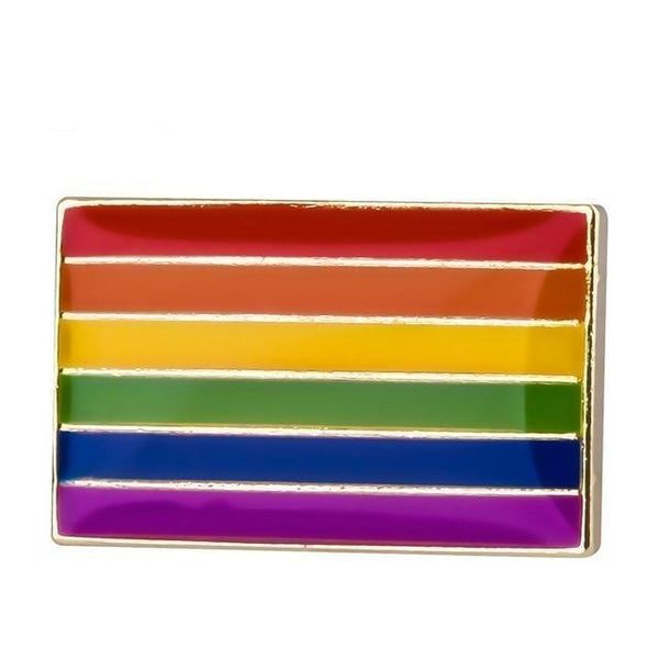  LGBT Pride Enamel Pin by Queer In The World sold by Queer In The World: The Shop - LGBT Merch Fashion