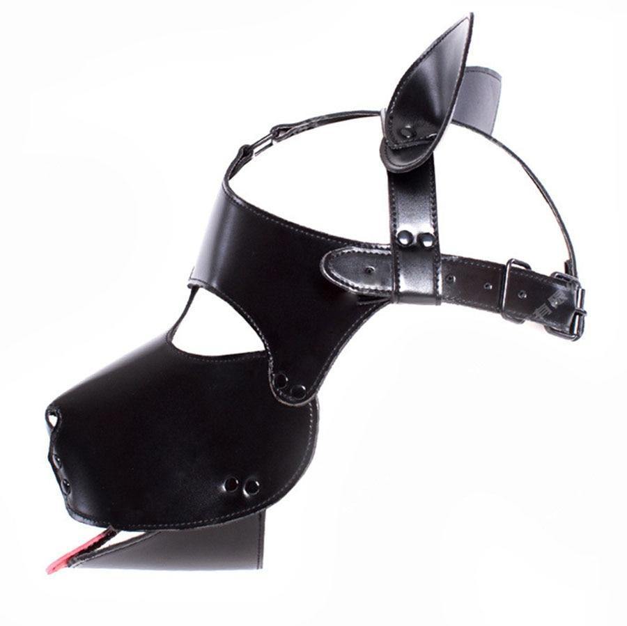 BDSM Leather Puppy Play Mask – Queer In The World: The Shop