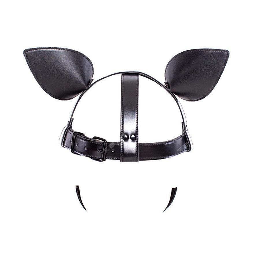 BDSM Leather Puppy Play Mask – Queer In The World: The Shop