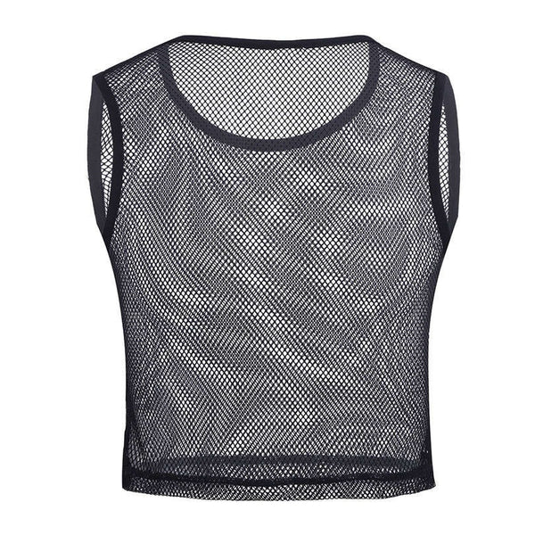 Black Gay Rave Outfit See-Through Crop Top by Queer In The World sold by Queer In The World: The Shop - LGBT Merch Fashion