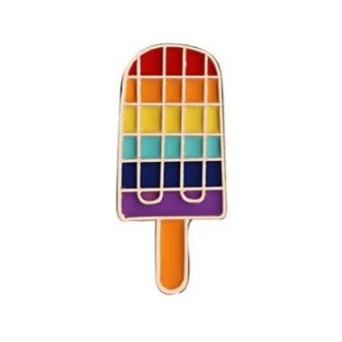  Rainbow Popsicle Enamel Pin by Queer In The World sold by Queer In The World: The Shop - LGBT Merch Fashion