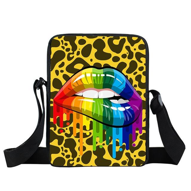  Queer Lips Shoulder Travel Bag by Queer In The World sold by Queer In The World: The Shop - LGBT Merch Fashion