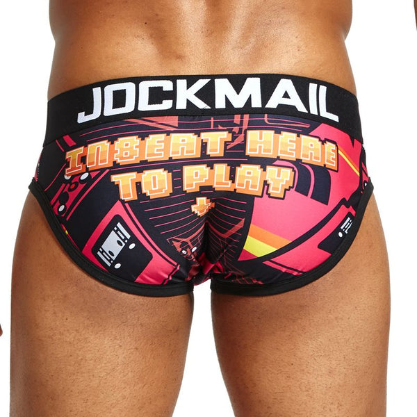 Jockmail Insert Here To Play Briefs by Queer In The World sold by Queer In The World: The Shop - LGBT Merch Fashion