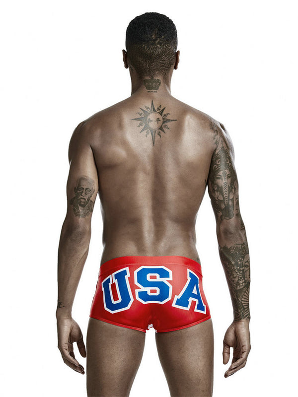  American Flag Swim Trunks by Queer In The World sold by Queer In The World: The Shop - LGBT Merch Fashion