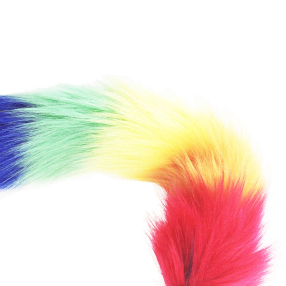 Rainbow-Colored Tail Plug Sex Toy – Queer In The World: The Shop