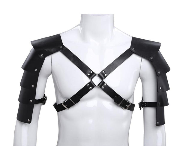 Epaulette Winged Gladiator Harness by Queer In The World sold by Queer In The World: The Shop - LGBT Merch Fashion